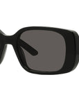 WilDior S2U Black Low Rectangular Sunglasses