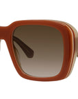 Signature Orange Square Sunglasses