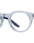 Oxford Blue Round Eyeglasses