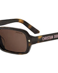 DiorPacific S3I Havana Rectangular Sunglasses