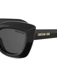 DiorMidnight B3I Black Cat Eye Sunglasses