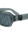 Dior Oblique S2I Shiny Blue Geometric Sunglasses