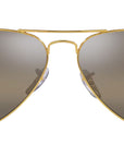 Aviator Chromance RB3025 9196G5 Gold Brown