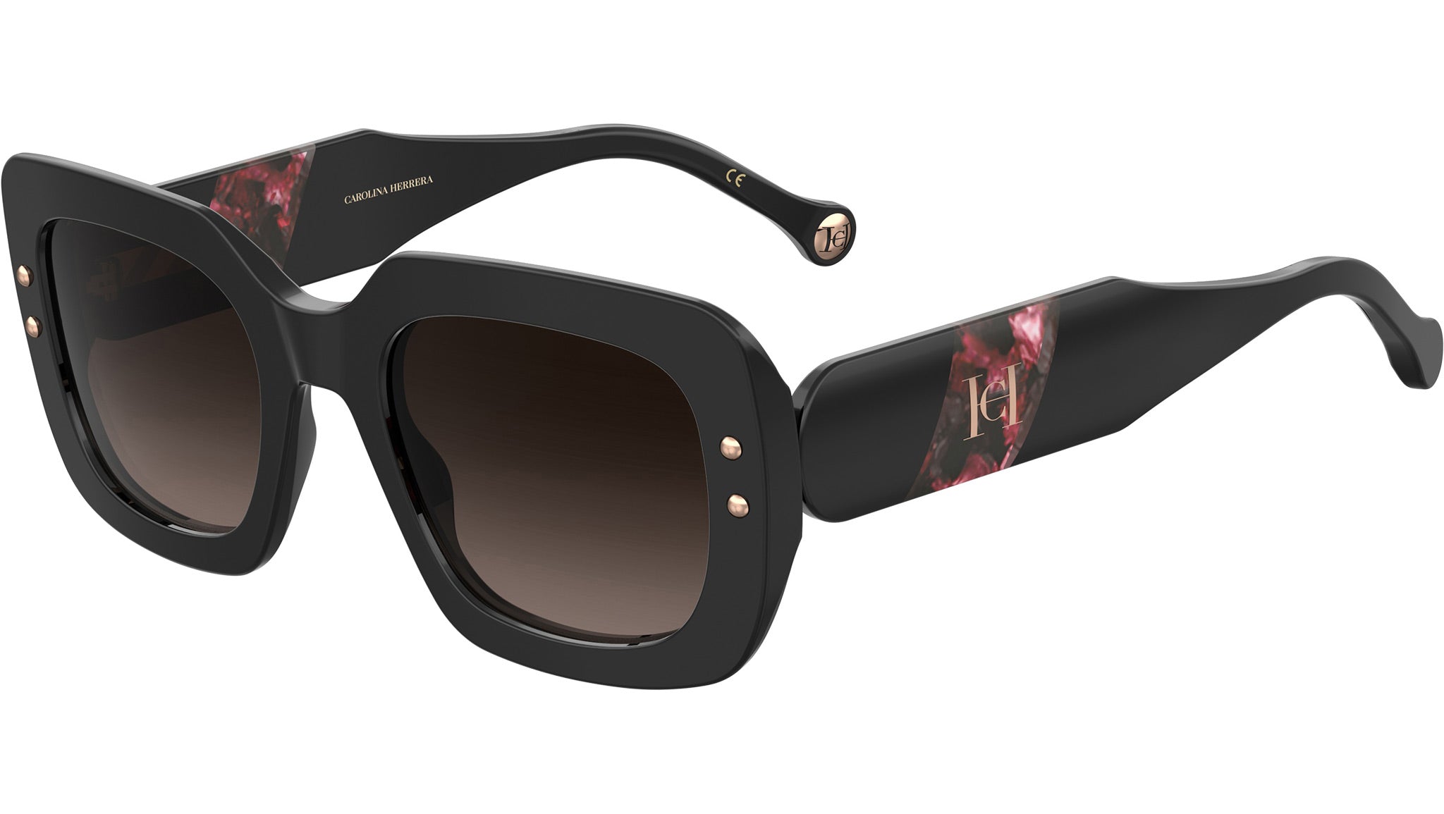 Occhiali da sole Carolina Herrera HER 0186/S GUU Nero Bordeaux