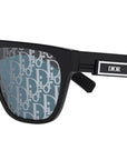 DiorB23 S3I Black Geometric Sunglasses