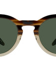 Oxford Brown Round Sunglasses