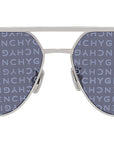 GV Speed Silver Geometric Sunglasses