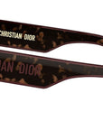 DiorPacific B2I Dark Havana Butterfly Sunglasses