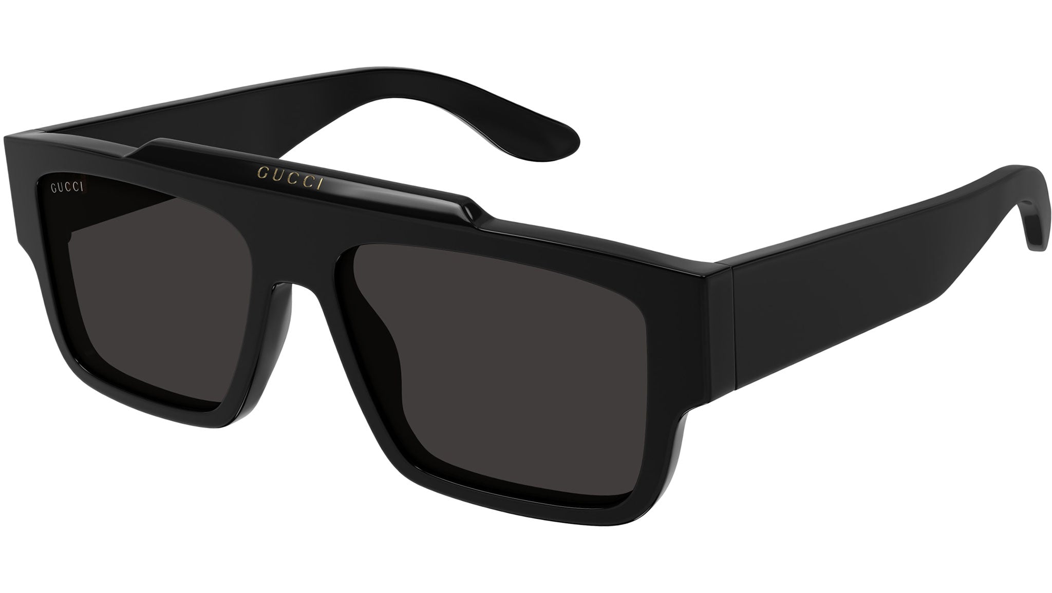 Occhiali da sole Gucci GG1460S 001 Nero Lucido Tinta Unita