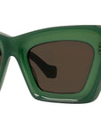 Anagram Green Cat Eye Sunglasses