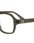 FF Squared Brown Pilot Eyeglasses