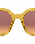 DiorGlow S1I Yellow Squared Sunglasses