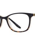 Cassady Black Rectangular Eyeglasses