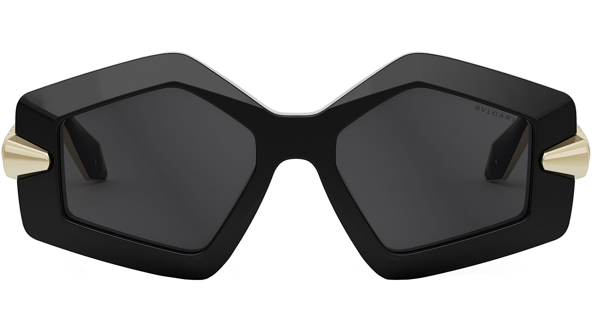 Serpenti Black Geometric Sunglasses - Main Image