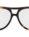 CELINE Thin Tortoise Pilot Eyeglasses