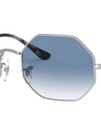 Octagon RB1972 silver light blue