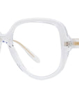 Slim Crystal Geometric Eyeglasses