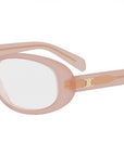 Triomphe Mini Orange Oval Sunglasses
