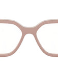 FF Diamonds Red Geometric Eyeglasses