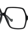 Filipa Black Geometric Sunglasses