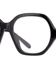 Slim Tortoise Geometric Eyeglasses