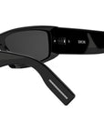 DiorBlackSuit XL S5I Black Rectangular Sunglasses