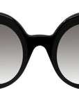 Curvy LW40089I 01B Black Round Sunglasses