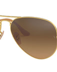 Aviator Gradient RB3025 112/M2 Gold Brown