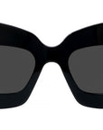 Anagram Black Rectangular Sunglasses
