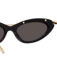 Signature Black Geometric Sunglasses