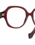Anagram Bordeaux Geometric Sunglasses
