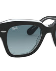State Street RB2186 12943M Black Transparent