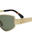 Metal Triomphe Gold Cat Eye Sunglasses
