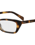 CELINE Thin Tortoise Rectangle Sunglasses