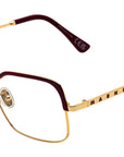 Unila Valley Optical Burgundy Gold