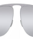 Signature Silver Pilot Sunglasses