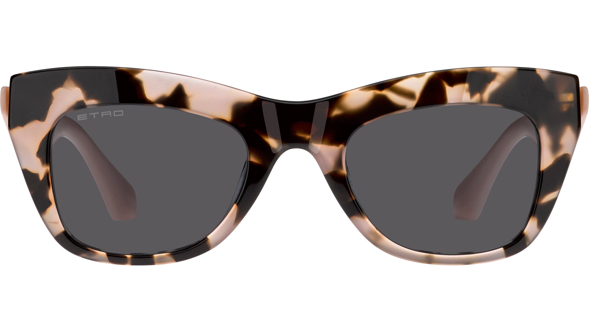 Lunettes De Soleil Etro Wayfarer - Monture Marron Foncé, Verres Marron Dégradé, Occasion, MPN 9813