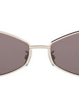 Metal Triomphe Gold Geometric Sunglasses