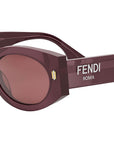 Fendi Roma Violet Oval Sunglasses