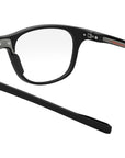 Bolide Black Geometric Eyeglasses