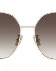 GV Speed Gold Geometric Sunglasses