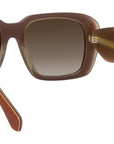 Signature Orange Square Sunglasses