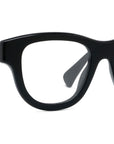 1970 Black Geometric Eyeglasses