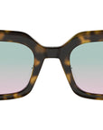 DiorLuckyCharms S1I Havana Rectangular Sunglasses