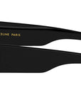 Triomphe Stamp Black Pilot Sunglasses