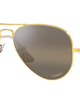 Aviator Chromance RB3025 9196G5 Gold Brown