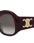 Maxi Triomphe Brown Round Sunglasses
