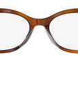 DiorGlowO B1I Brown Oval Eyeglasses