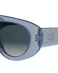 Triomphe Stamp Blue Pilot Sunglasses