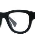 1970 Black Geometric Eyeglasses